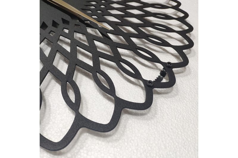 Seinäkello Salemal 50x50 cm - Metalli/Musta - Sisustustuotteet - Seinäkoristeet - Kellot