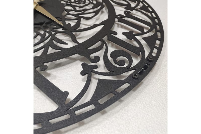 Seinäkello Salemal 50x50 cm - Metalli/Musta - Sisustustuotteet - Seinäkoristeet - Kellot