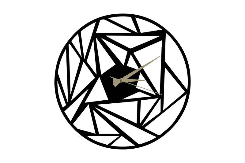 Seinäkello Salemal 50x50 cm VP Italy, Metalli/Musta