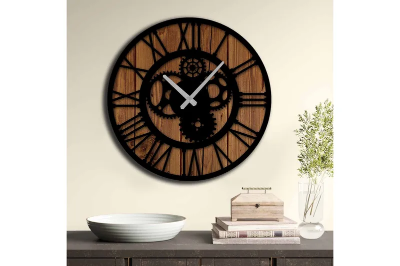 Seinäkoriste MDF Kello - Sisustustuotteet - Seinäkoristeet - Kellot