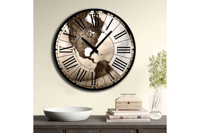 Seinäkoriste MDF Kello - Sisustustuotteet - Seinäkoristeet - Kellot