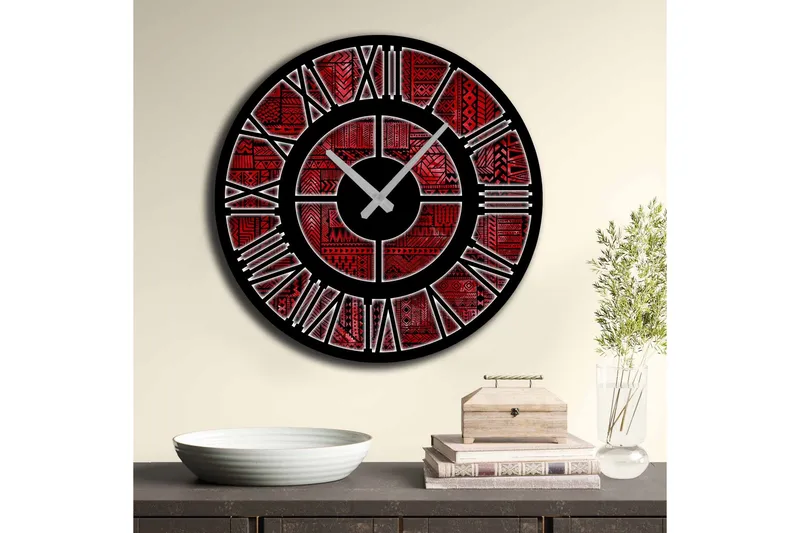 Seinäkoriste MDF Kello - Sisustustuotteet - Seinäkoristeet - Kellot