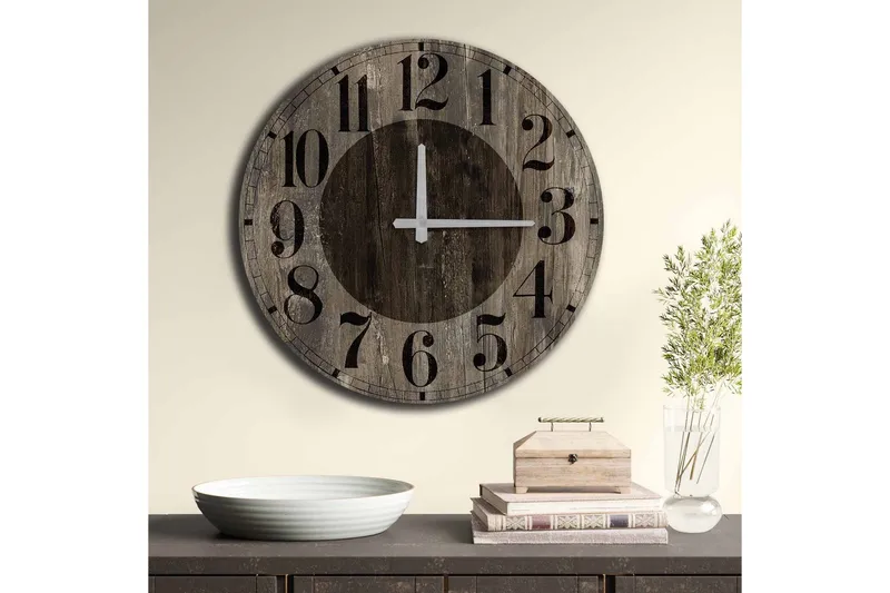 Seinäkoriste MDF Kello - Sisustustuotteet - Seinäkoristeet - Kellot