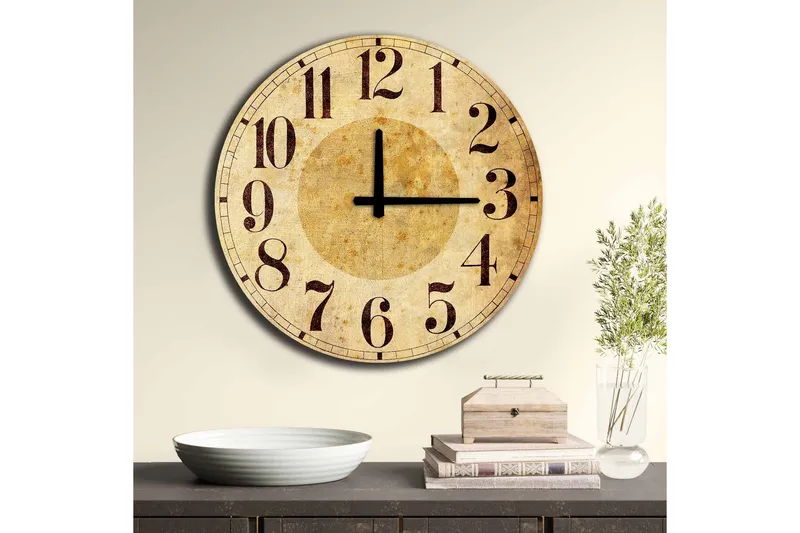 Seinäkoriste MDF Kello - Sisustustuotteet - Seinäkoristeet - Kellot