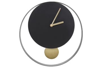 Väggklocka Beliani Magland Black||GOLD - Sisustustuotteet - Seinäkoristeet - Kellot - Seinäkellon koneisto