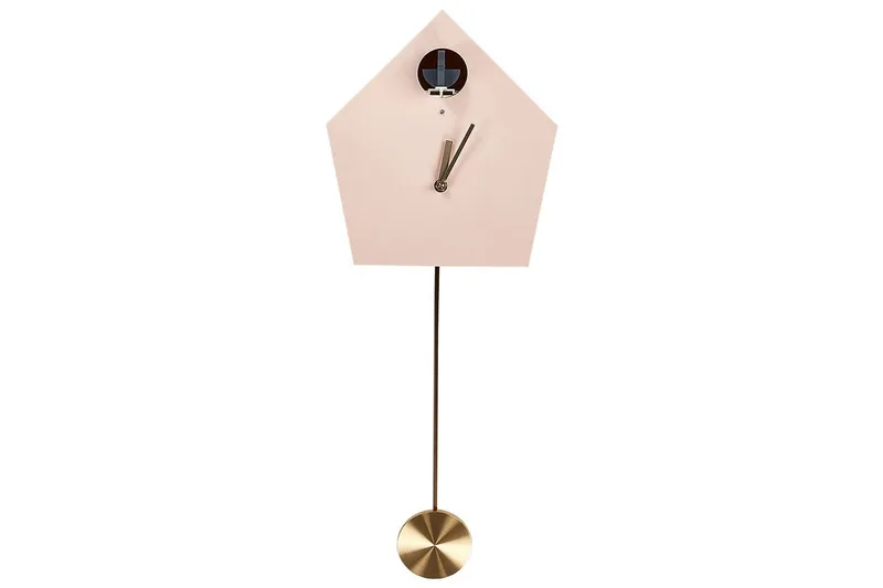 Väggklocka Rosa, Guld, Svart, undefined