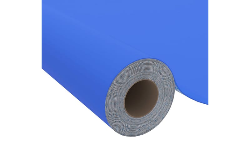 Itseliimautuva huonekalukalvo korkeakiilto sininen 500x90cm - Sininen - Sisustustuotteet - Seinäkoristeet - Laattakoriste kylpyhuoneeseen