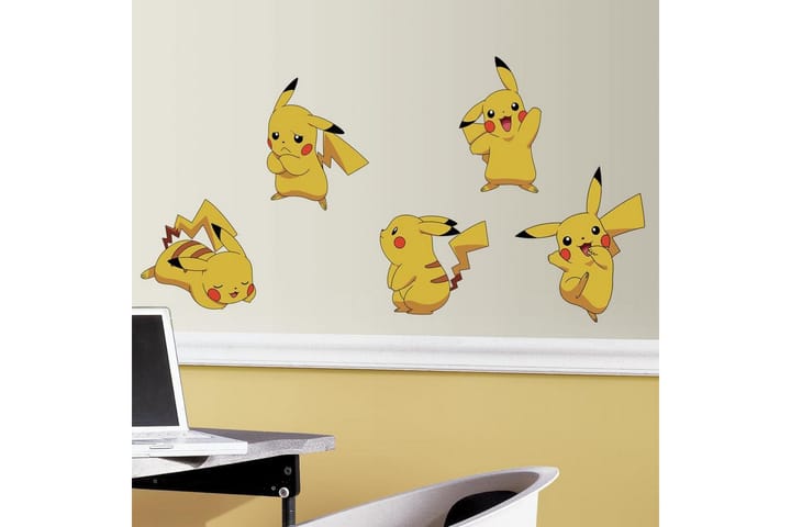 Liimaa&Irrota Sisustustarra Pokemon Pikachu - RoomMates - Seinätarrat