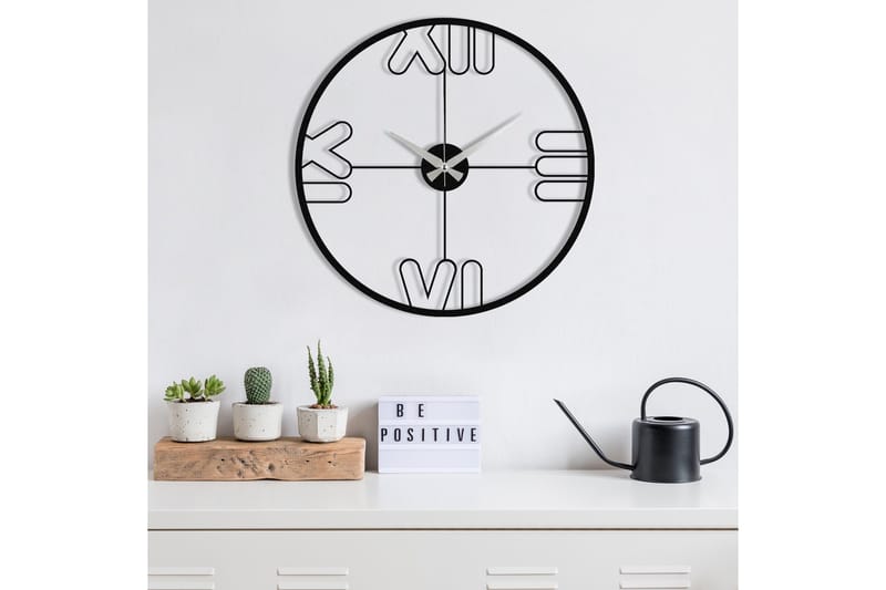 Mali - Musta - Sisustustuotteet - Seinäkoristeet - Kellot