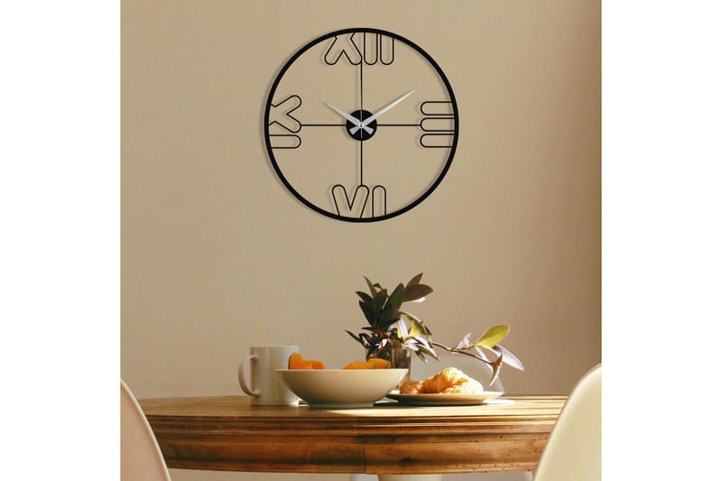 Mali - Musta - Sisustustuotteet - Seinäkoristeet - Kellot