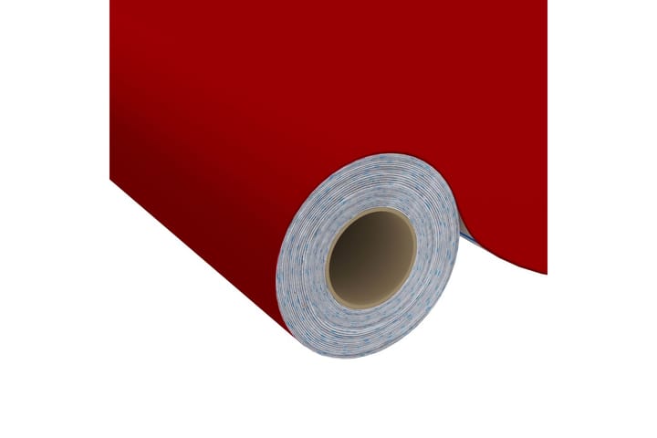 Itseliimautuvat huonekalukalvot 2 kpl punainen 500x90 cm PVC - Punainen - Muovikoristeet - Laattakoriste kylpyhuoneeseen
