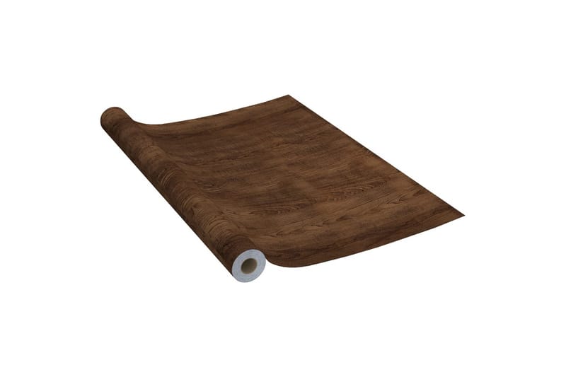 Itseliimautuvat ovikalvot 4 kpl tumma tammi 210x90 cm PVC - Ruskea - Sisustustuotteet - Seinäkoristeet - Muovikoristeet
