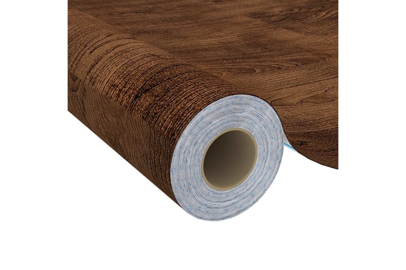 Itseliimautuvat ovikalvot 4 kpl tumma tammi 210x90 cm PVC - Ruskea - Sisustustuotteet - Seinäkoristeet - Muovikoristeet
