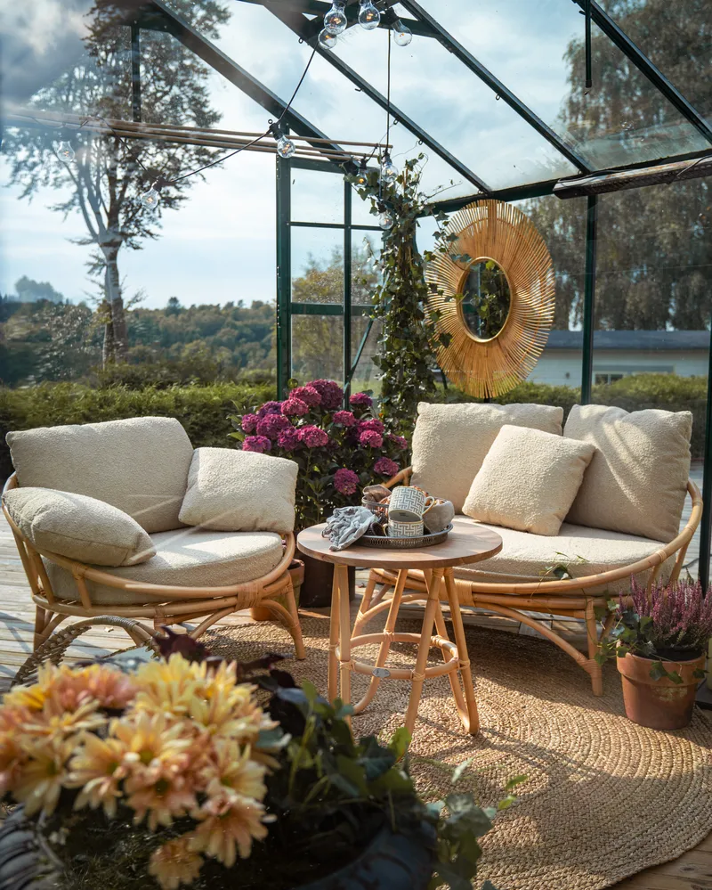 Peili Hillerstorp Auera - Luonnonväri - Sisustustuotteet - Seinäkoristeet - Kehykset