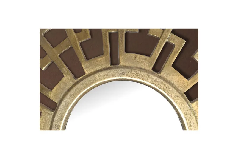 Peili Wohnling Art Deco Pyöreä 60 cm Moderni - Sisustustuotteet - Peili - Eteispeili