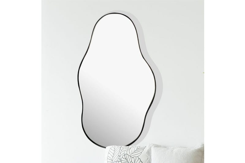 Peili Wohnling Epäkeskeinen metallikehys soikea 80 cm - Sisustustuotteet - Peili - Eteispeili