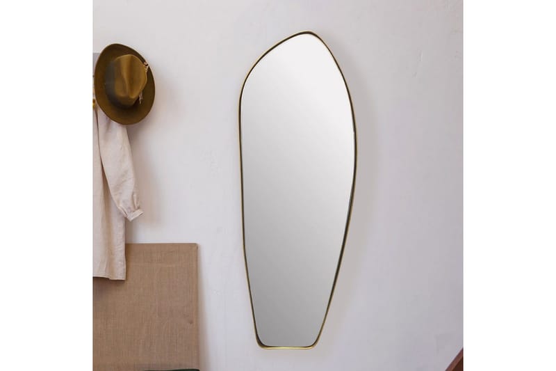 Peili Wohnling Epäkeskeinen metallikehys soikea 90 cm - Sisustustuotteet - Peili - Eteispeili
