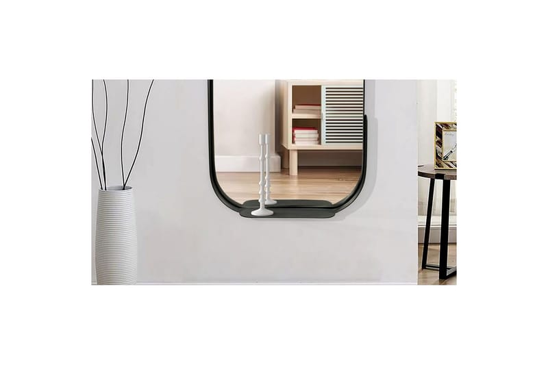 Peili Wohnling Epäkeskeinen metallikehys soikea 90 cm - Sisustustuotteet - Seinäkoristeet - Muovikoristeet