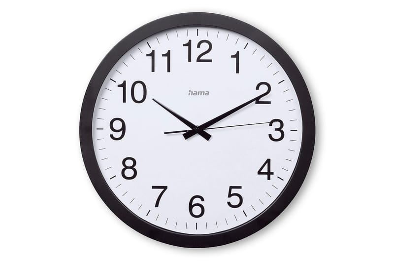 Seinäkello Hama Aruba 40 cm, Musta