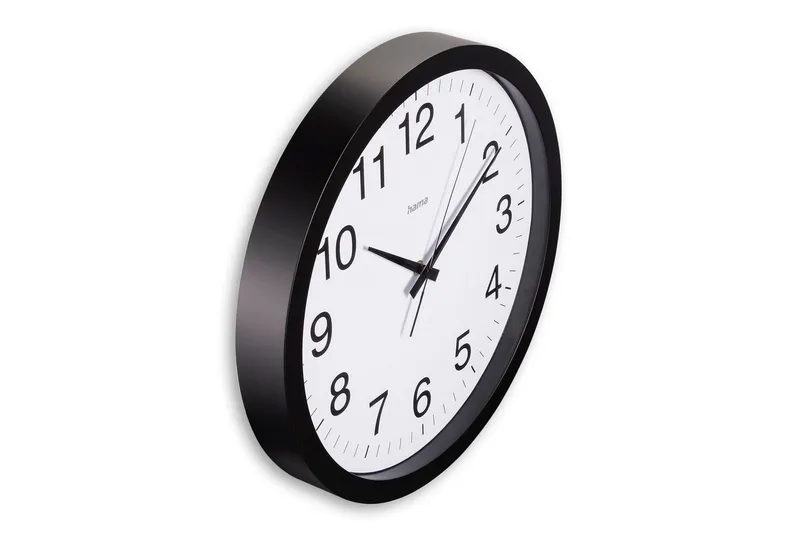 Seinäkello Hama Aruba 40 cm - Musta - Sisustustuotteet - Seinäkoristeet - Kellot