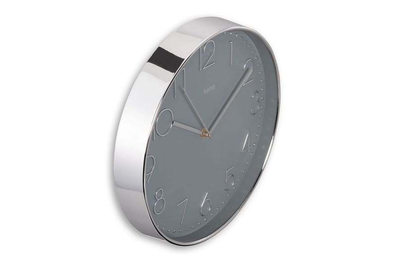 Seinäkello Hama Corsica 30 cm - Hopea - Sisustustuotteet - Seinäkoristeet - Kellot