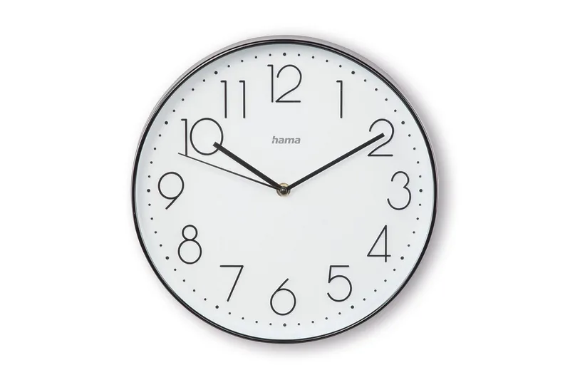 Seinäkello Hama Corsica 30 cm - Musta - Sisustustuotteet - Seinäkoristeet - Kellot