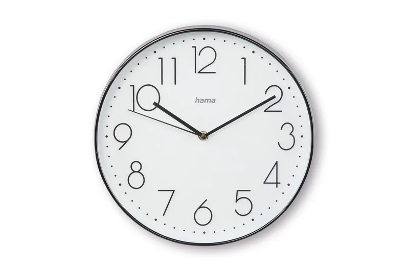 Seinäkello Hama Corsica 30 cm, Musta