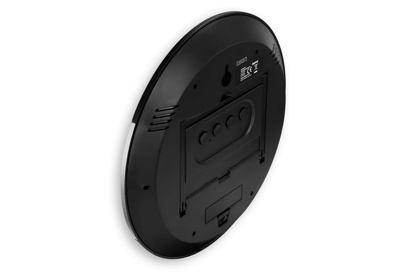 Seinäkello Hama Ischia radiolla Musta/Hopea - Musta - Sisustustuotteet - Seinäkoristeet - Kellot