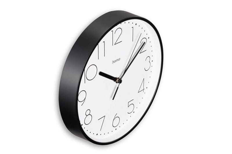 Seinäkello Hama Salina 22 cm - Musta - Sisustustuotteet - Seinäkoristeet - Kellot