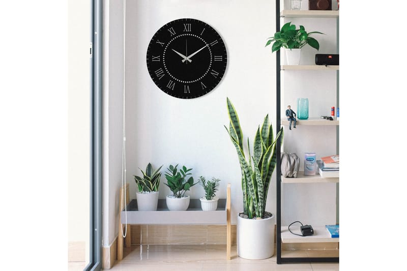 Seven Love - Musta - Sisustustuotteet - Seinäkoristeet - Kellot