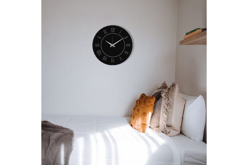 Seven Love - Musta - Sisustustuotteet - Seinäkoristeet - Kellot