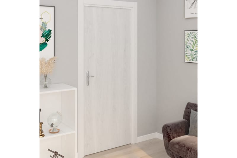 Itseliimautuva huonekalukalvo valkoinen puu 500x90 cm PVC - Sisustustuotteet - Seinäkoristeet - Sisustusmuovi & laattakoriste - Ikkunakalvot
