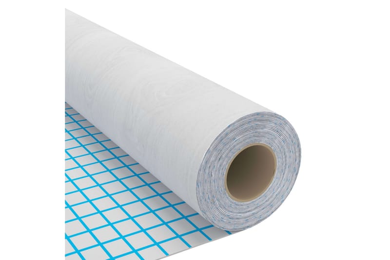 Itseliimautuva huonekalukalvo valkoinen puu 500x90 cm PVC - Sisustustuotteet - Seinäkoristeet - Sisustusmuovi & laattakoriste - Ikkunakalvot