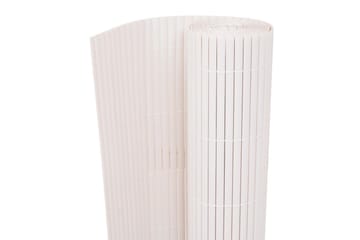 Kaksipuolinen puutarha-aita 90x300 cm Valkoinen - Valkoinen - Sisustustuotteet - Seinäkoristeet - Sisustusmuovi & laattakoriste - Ikkunakalvot
