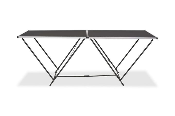 Taittuva tapetointipöytä MDF ja alumiini 200x60x78 cm - Musta - Tapetointipöytä