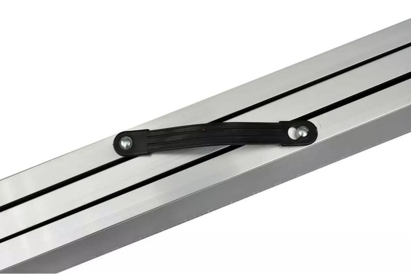 Taittuva tapetointipöytä MDF ja alumiini 300x60x78 cm - Musta - Sisustustuotteet - Seinäkoristeet - Tapetit - Tapettien lisätarvikkeet - Tapetointipöytä