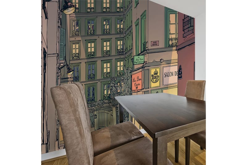 Valokuvatapetti Aamiainen Pariisi 200x154, Artgeist sp. z o. o.