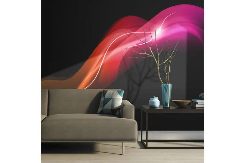 Valokuvatapetti Abstract Colorful Jellyfish 350x270, Artgeist sp. z o. o.