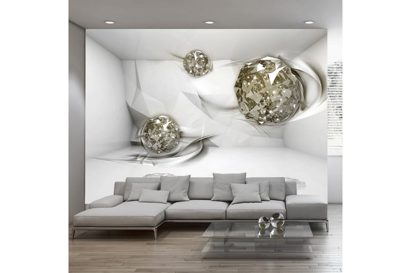 Valokuvatapetti Abstract Diamonds 250x175 - Artgeist sp. z o. o. - Sisustustuotteet - Seinäkoristeet - Tapetit - Valokuvatapetit