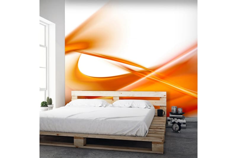 Valokuvatapetti Abstrakti Orange 350x270, Artgeist sp. z o. o.