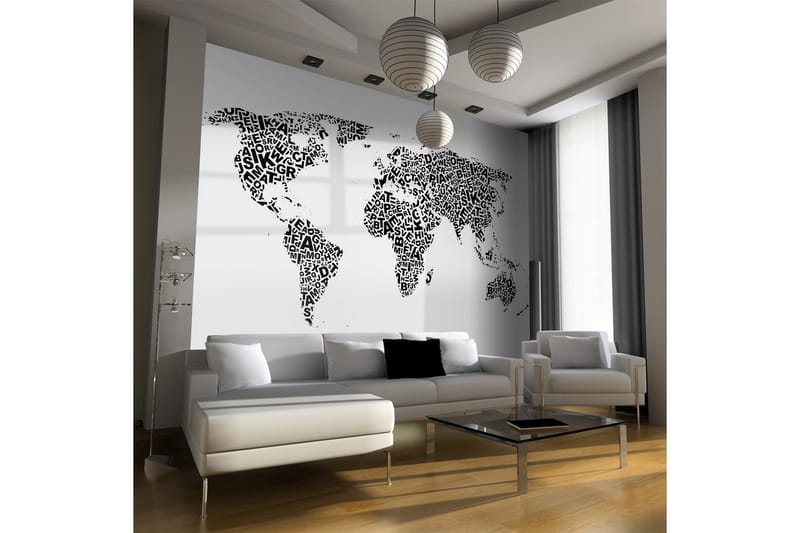 Valokuvatapetti Ajatusten kartta 300x231 - Artgeist sp. z o. o. - Sisustustuotteet - Seinäkoristeet - Tapetit - Valokuvatapetit