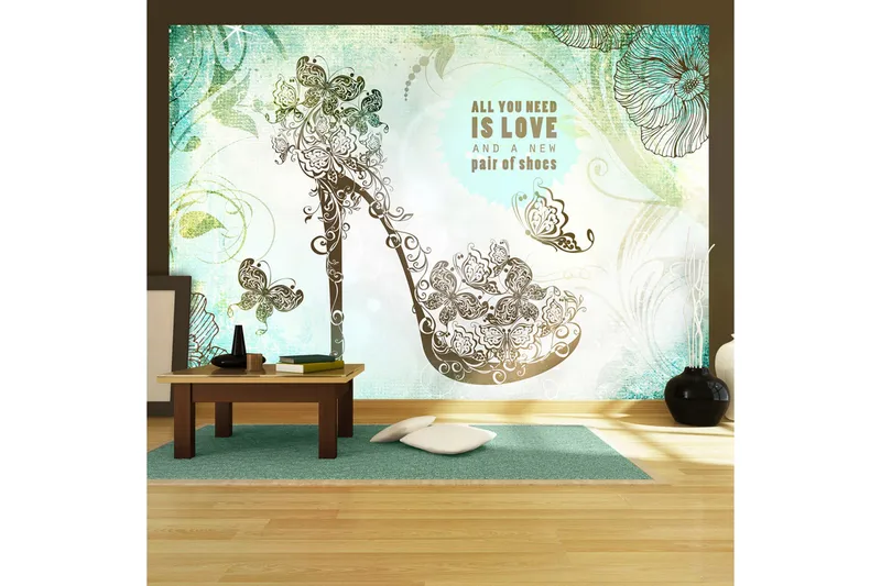 Valokuvatapetti All You Need Is A New Pair Of Shoes 200x140, Artgeist sp. z o. o.