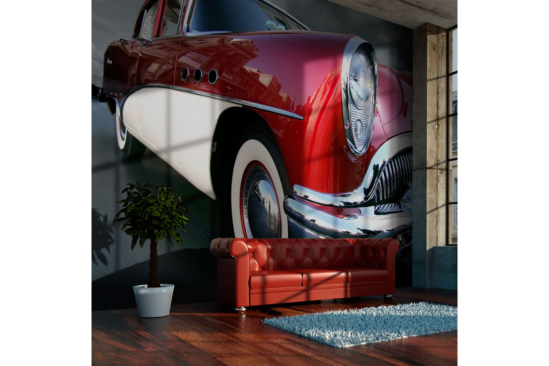 Valokuvatapetti Amerikkalainen loistoauto 300x231 - Artgeist sp. z o. o. - Sisustustuotteet - Seinäkoristeet - Tapetit - Valokuvatapetit