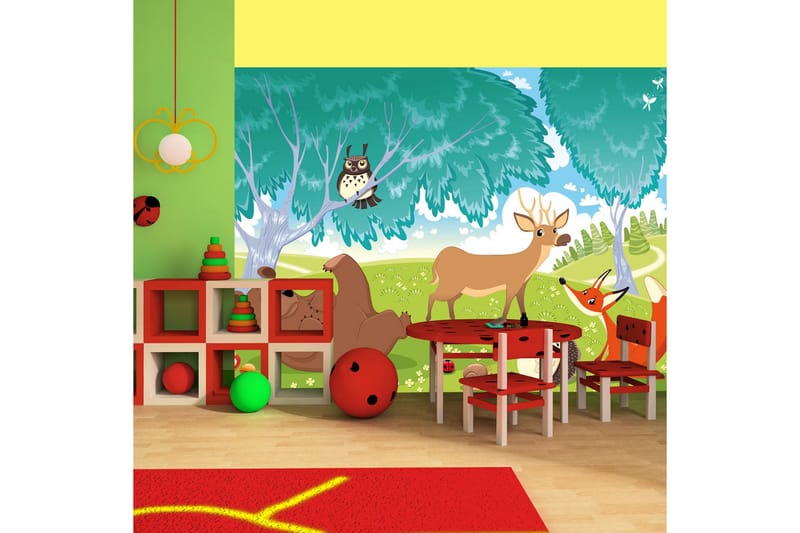 Valokuvatapetti Animals Of Farthing Wood 400x309, Artgeist sp. z o. o.