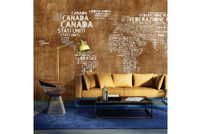 Valokuvatapetti Antiikki italialainen kartta 350x270, Artgeist sp. z o. o.