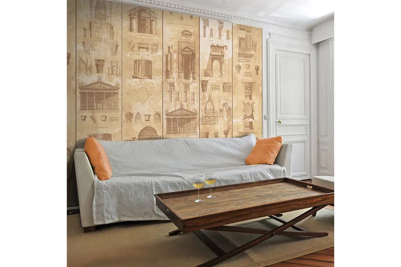 Valokuvatapetti Architectural Pearl 50x1000, Artgeist sp. z o. o.