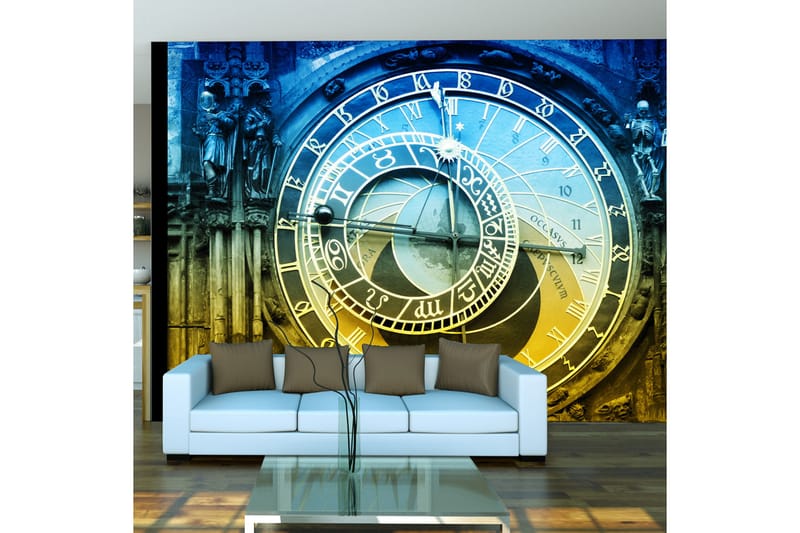 Valokuvatapetti Astronominen kello Praha 300x231 - Artgeist sp. z o. o. - Sisustustuotteet - Seinäkoristeet - Tapetit - Valokuvatapetit