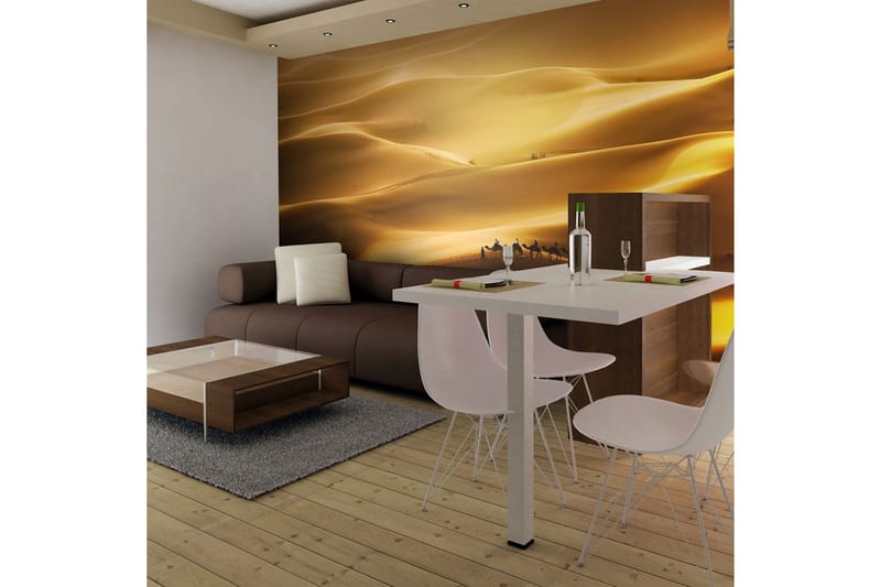 Valokuvatapetti Asuntovaunu Kamelit 350x270, Artgeist sp. z o. o.