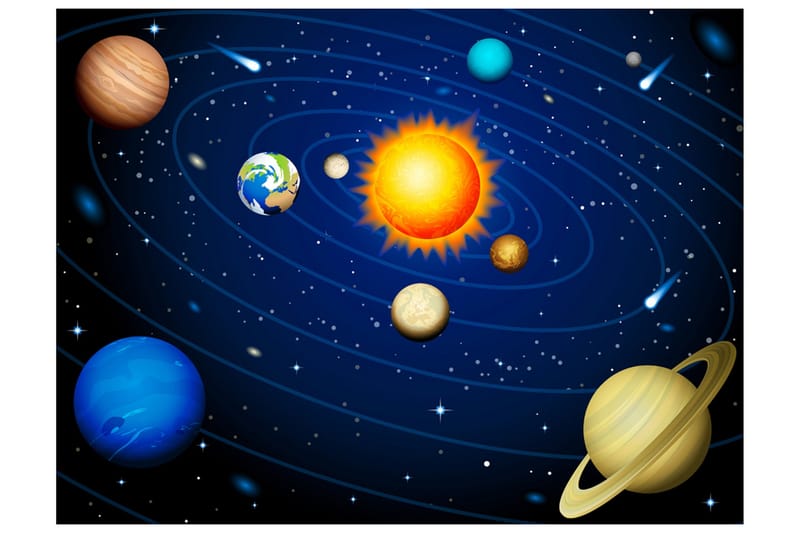 Valokuvatapetti Aurinkojärjestelmä 350x270, Artgeist sp. z o. o.
