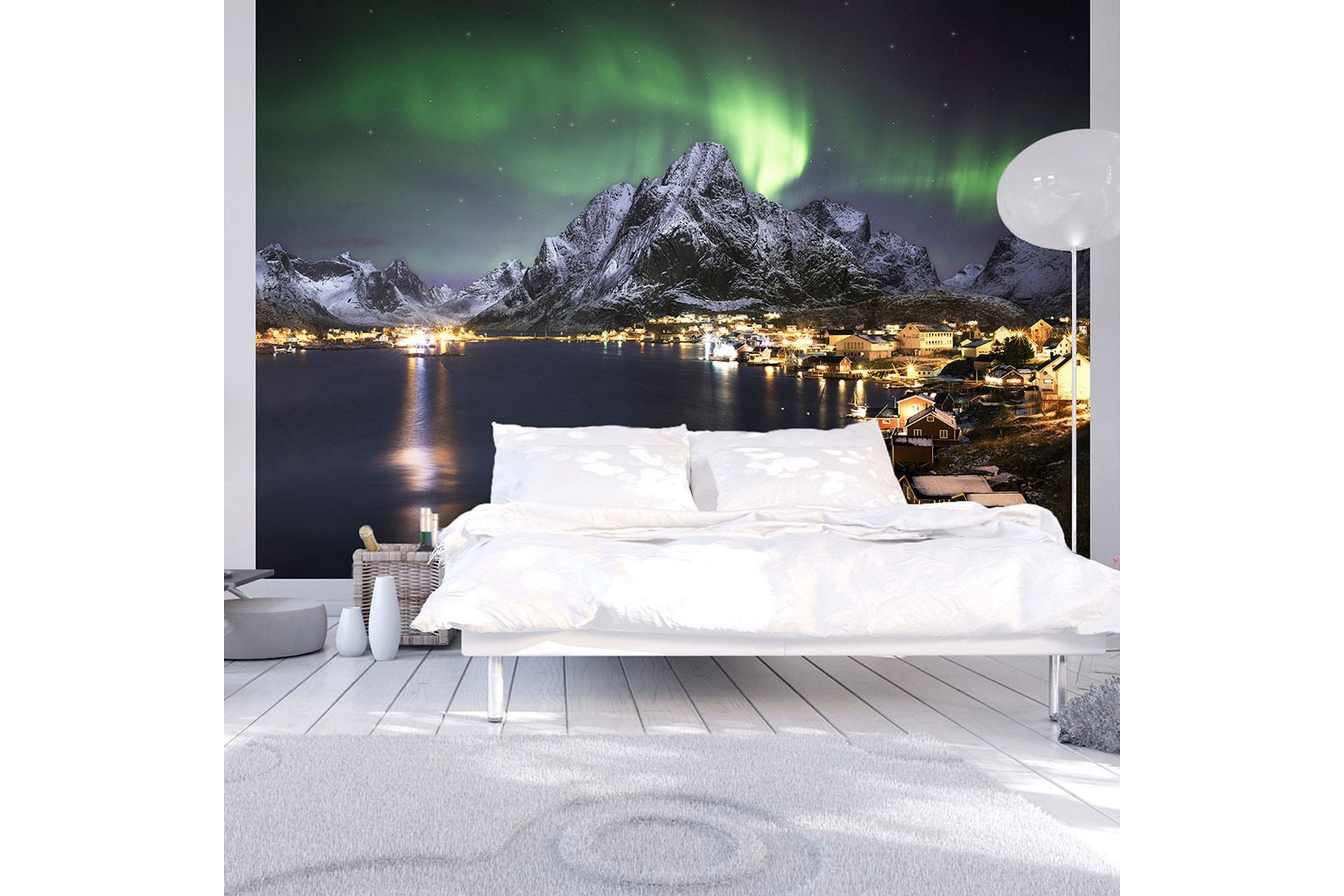 Valokuvatapetti Aurora Borealis 200x140 - Artgeist sp. z o. o. - Sisustustuotteet - Seinäkoristeet - Tapetit - Valokuvatapetit